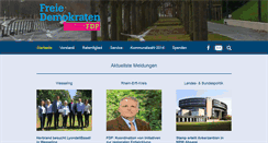 Desktop Screenshot of fdp-wesseling.de